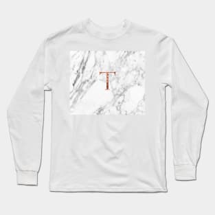 Monogram rose marble T Long Sleeve T-Shirt